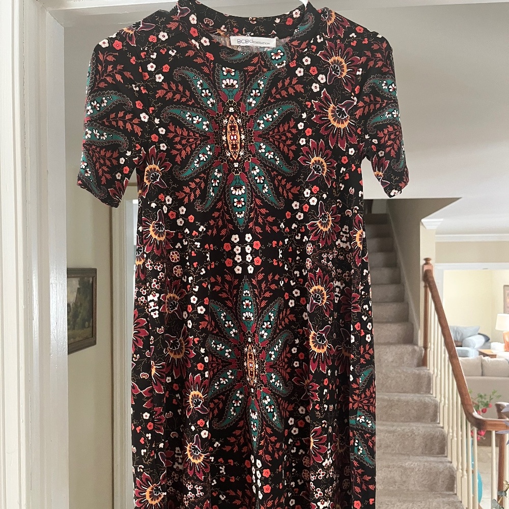 BCBGeneration Floral Print Dress